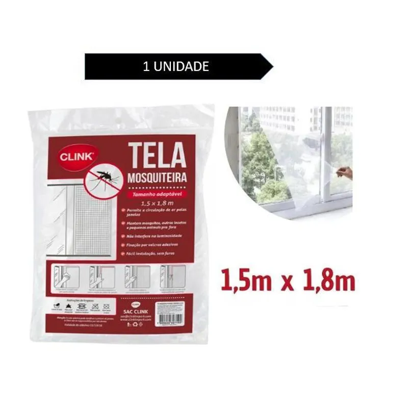 Tela Mosquiteira Janela Ajustável Anti Insetos