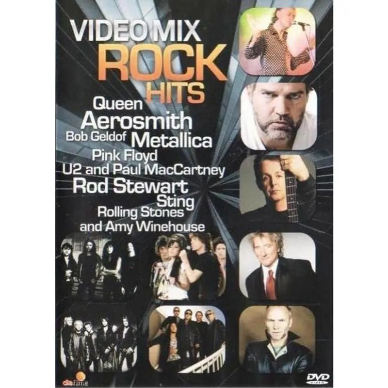 Dvd Video Mix Rock Hits