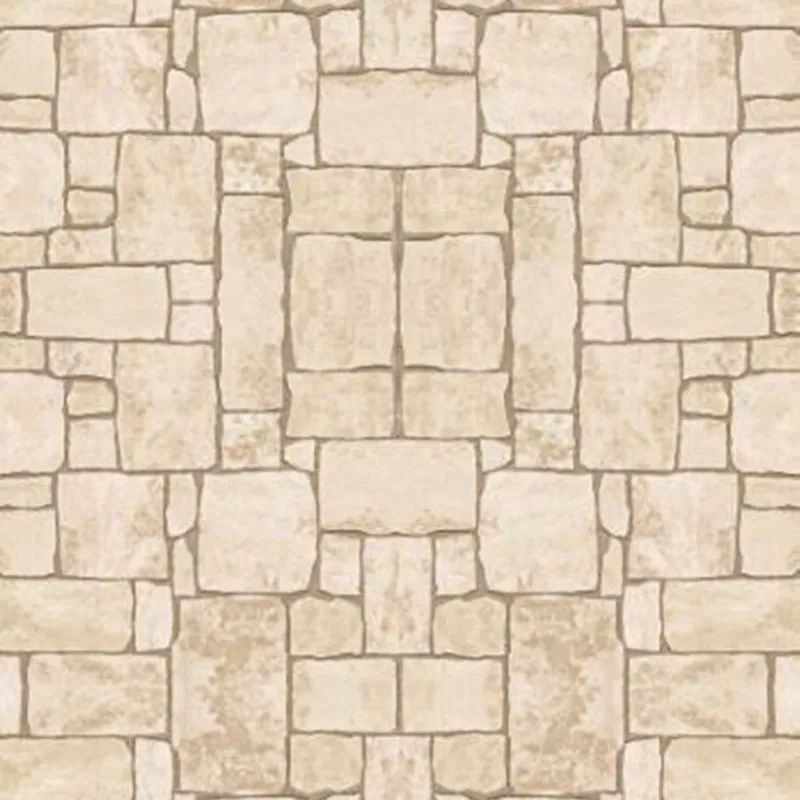 Papel de Parede Adesivo Lavável Pedra Vinículo Bege