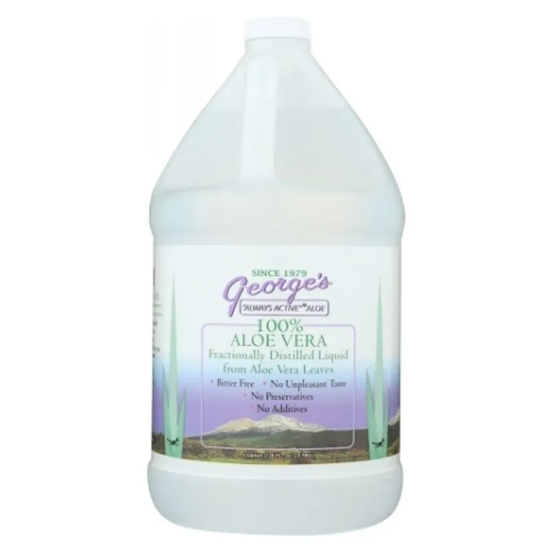 Aloe Vera Liquid 128 Oz Por George's Aloe Vera