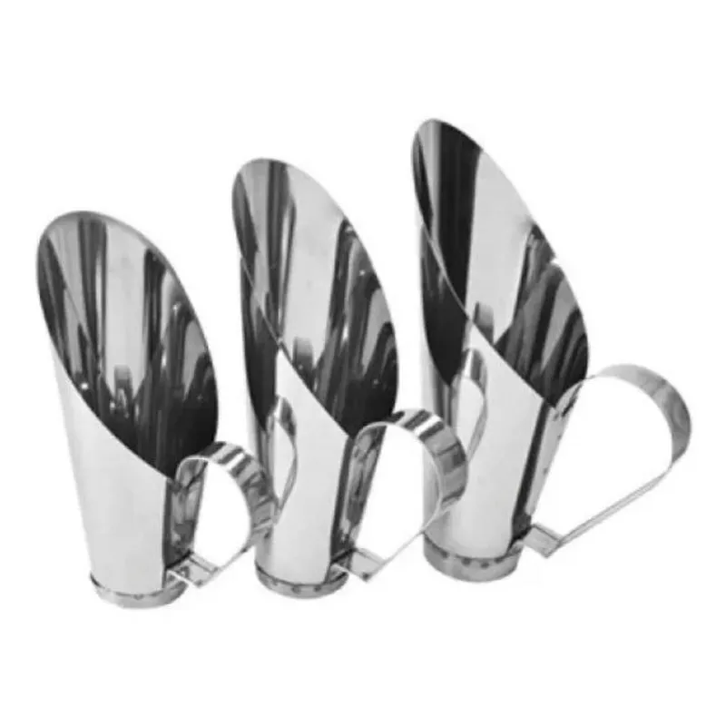 Kit 3 Conchas Para Cereais 250gr / 500gr / 1000gr (aço Inox)