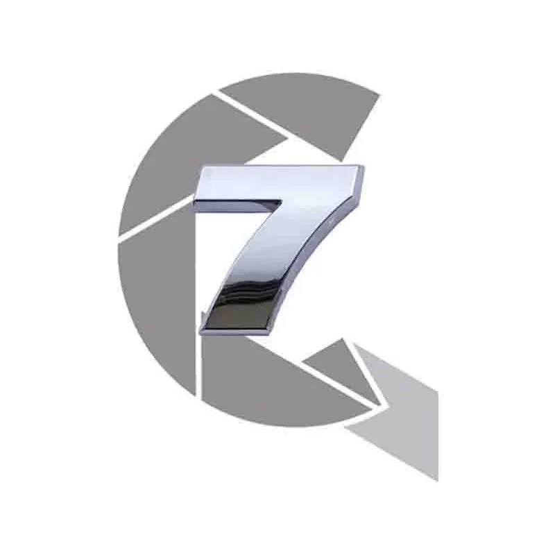 Emblema Numerico Vw Constellation - Numero 7 Cromado