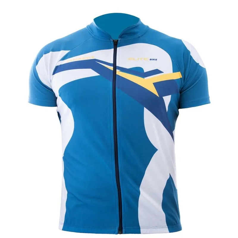 Camiseta Elite Azul Uv 50 Ciclismo Bike