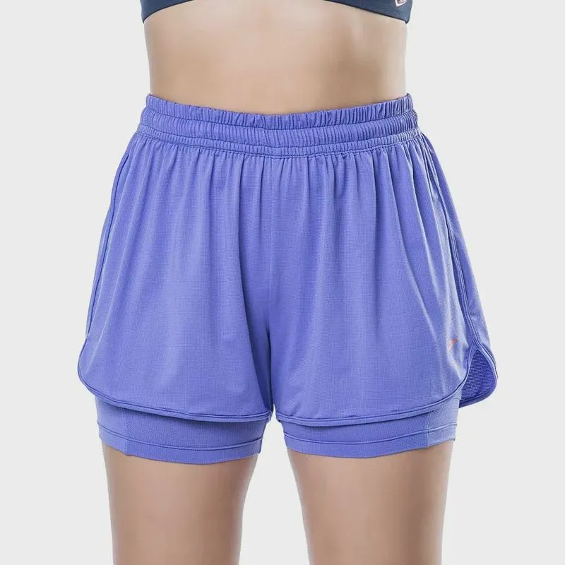 Short Feminino Duplo uv De Beach Tennis