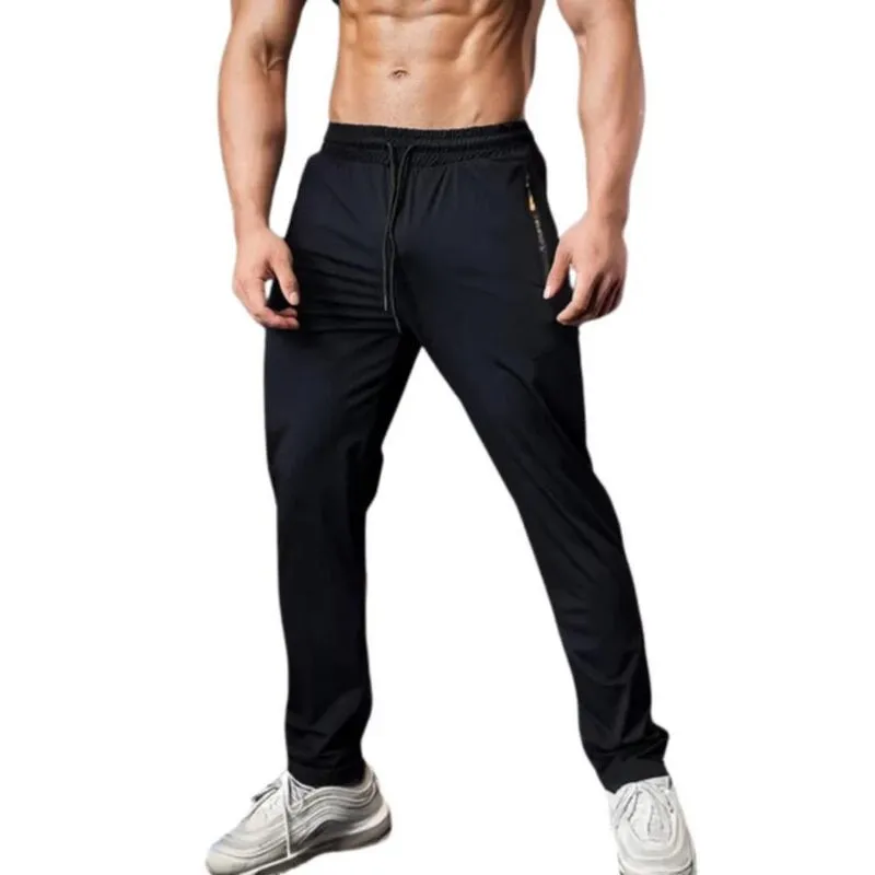 Calça Esporte Masculina Elite Dry Cordão Academia 4301 P / preto