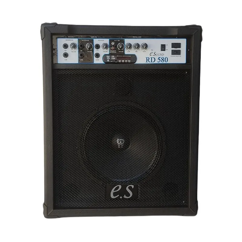 Caixa De Som Amplificada Teclado Violão Guitar 12 Pol 100W
