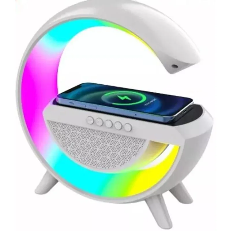 Caixa Som Inteligente Em Led Rgb: Som Premium Carregador Por