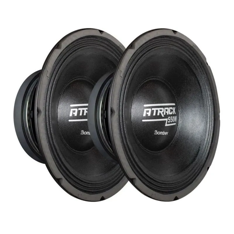 Kit 2 Woofer 12 Bomber Atrack 550 Watts rms - 4 Ohms