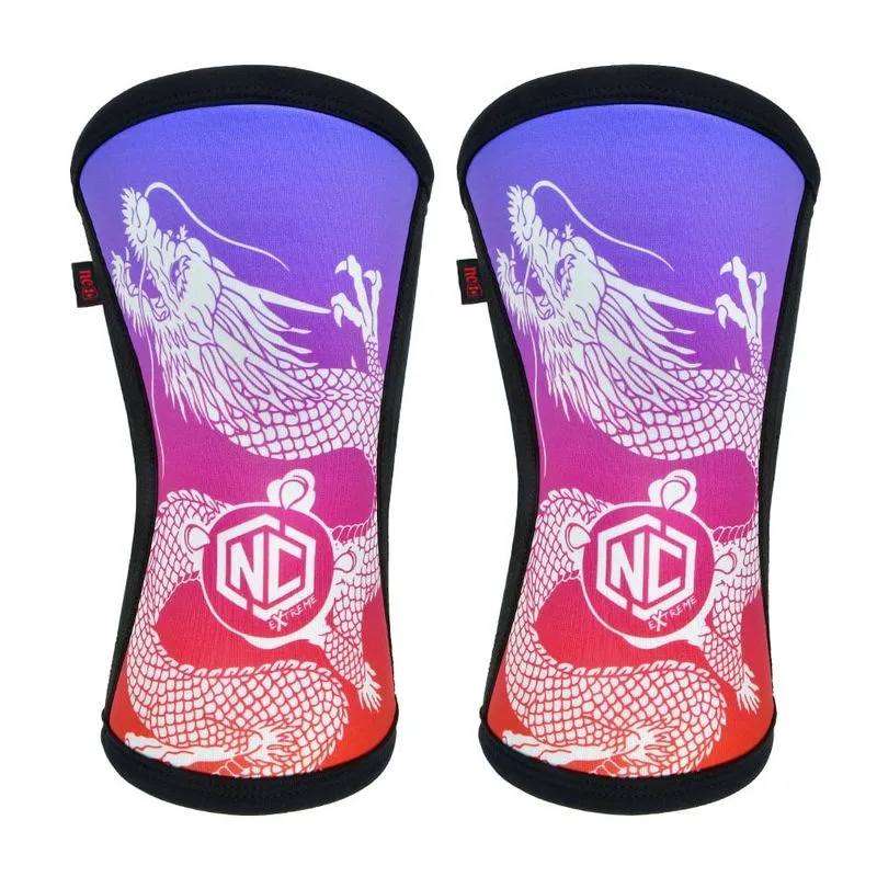 Joelheira Alta Performance - 5mm - Oriental Roxo (par) P