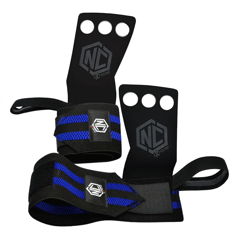 Grip Panther Claw C/ Munhequeira - Preto E Azul G