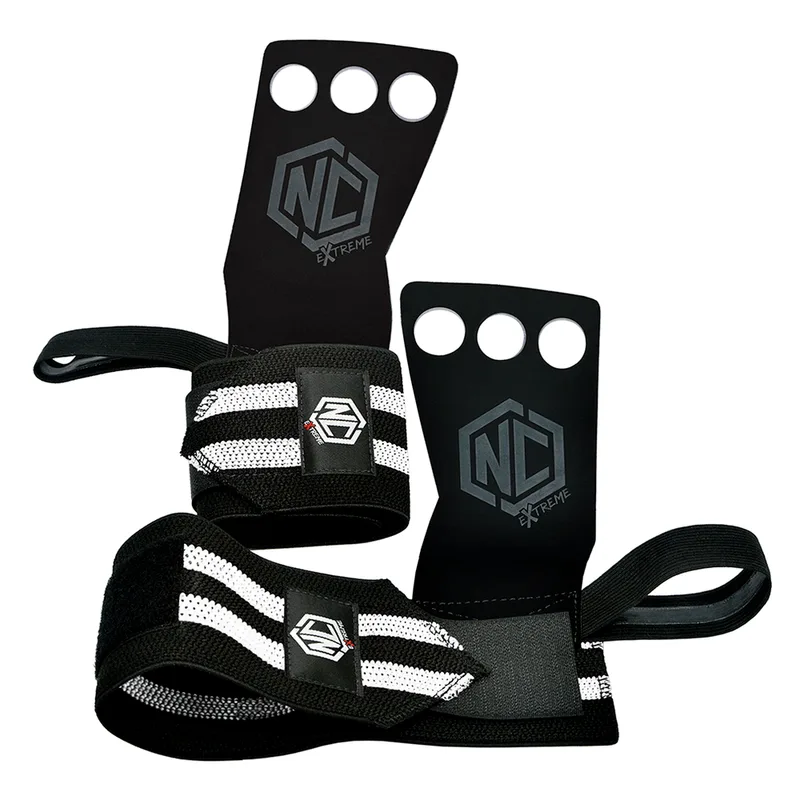 Grip Panther Claw C/ Munhequeira - Preto E Branco P