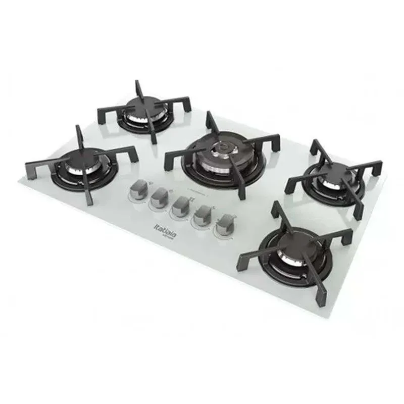 Cooktop Itatiaia Vitrum 5q Tp Ch 127 220v Branco