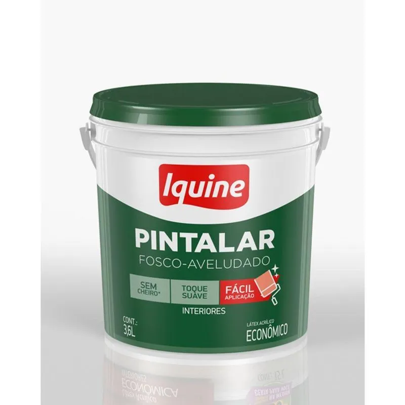 Tinta Acrílica Econômica 3,6l Fosca Tropical Pintalar Iquine