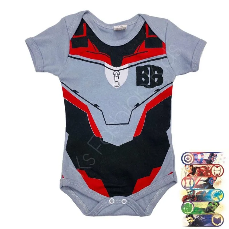 Body Bebê Personagem Vingadores