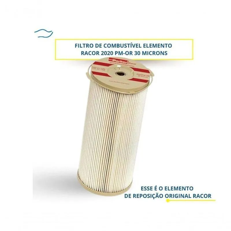Filtro Combustível Elemento Racor Parker 2020pm-or