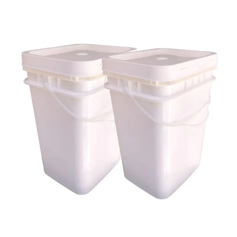 Balde Para Isca Viva Plano 20 Litros Com Tampa Kit 2 Pçs