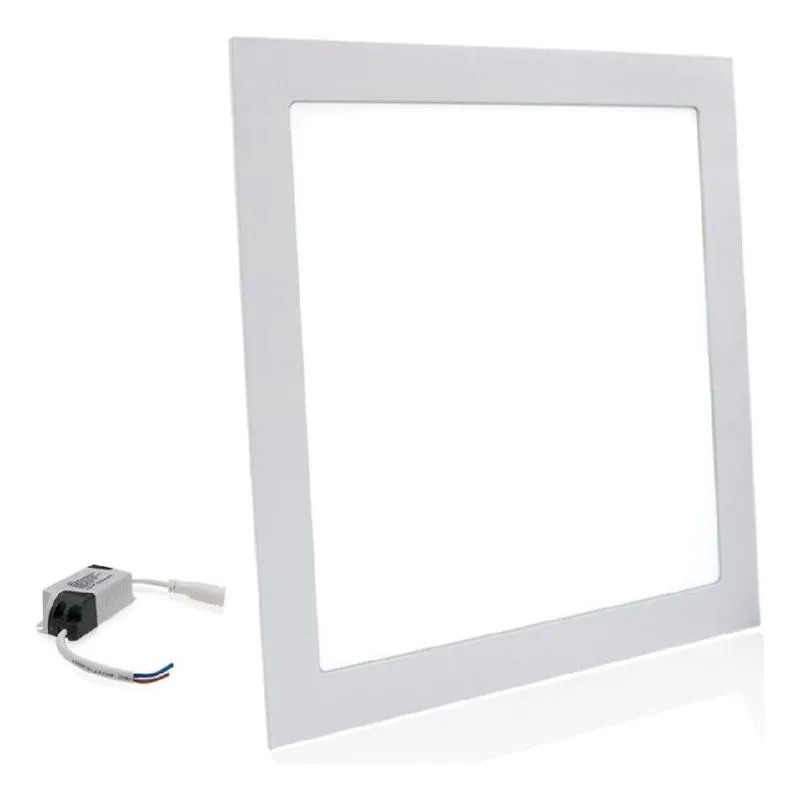 Painel Plafon Led 18w Quadrado Embutir Bivolt Branco Frio