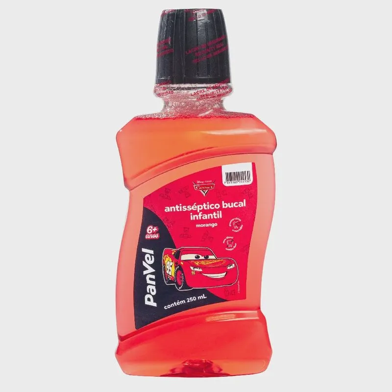 Enxaguatório infantil morango carros panvel oral 250ML