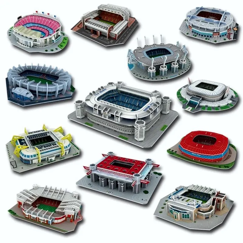 Miniatura 3D Puzzle diy Estádios Famosos