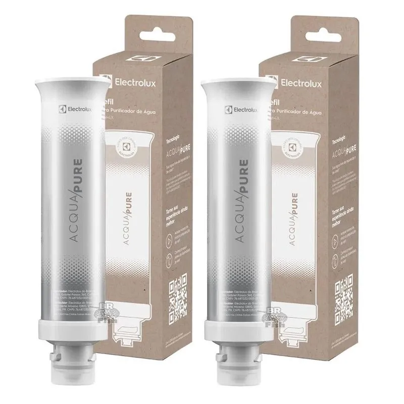 Kit 2 Refil Água Electrolux Acqua Pure Pe12a/b/g/v