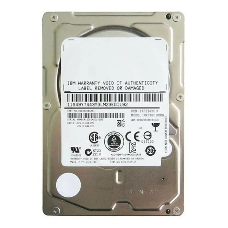 Hd Ibm Sas 2.5 300gb Mk3001grrb