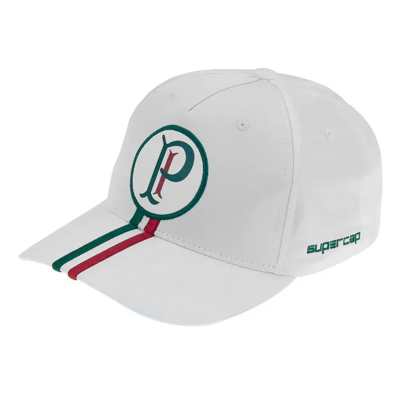 Boné de Aba Curva Oficial do Palmeiras Supercap Branco 37820 UNICO