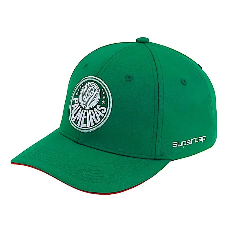 Boné de Aba Curva Oficial do Palmeiras Supercap Verde 37668 UNICO
