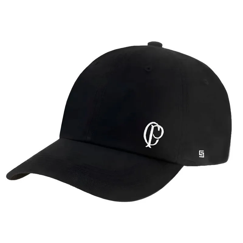 Boné de Aba Curva Oficial do Corinthians Supercap Preto 37842 UNICO