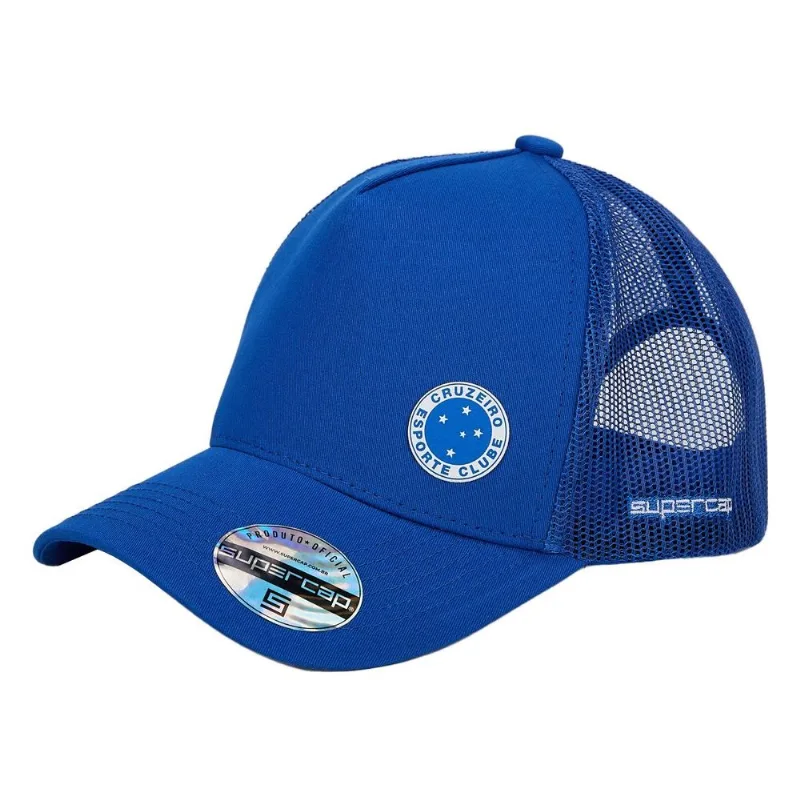 Boné Cruzeiro Trucker - Unissex - Azul