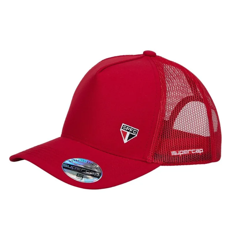 Boné São Paulo Trucker - Unissex - Vermelho