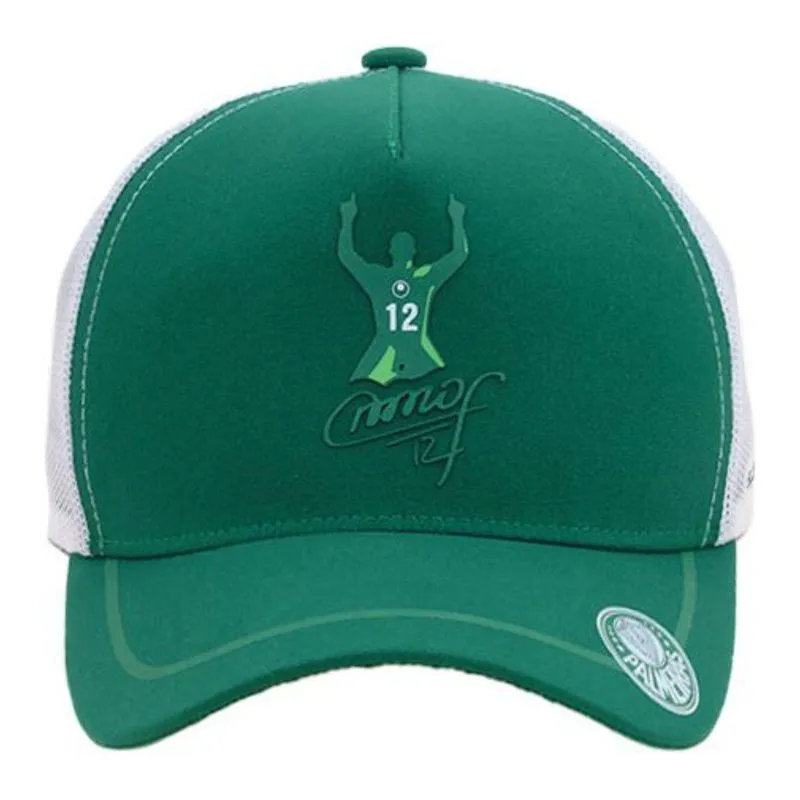 Boné Palmeiras São Marcos Trucker Masculino Verde Supercap