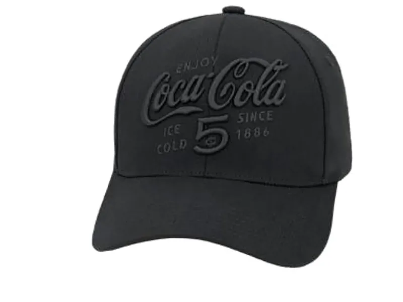 Boné Coca-Cola Bordado 41413 Cinza Chumbo