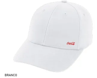 Boné Coca-Cola Silk 41816 Branco - Dejô Chinelaria