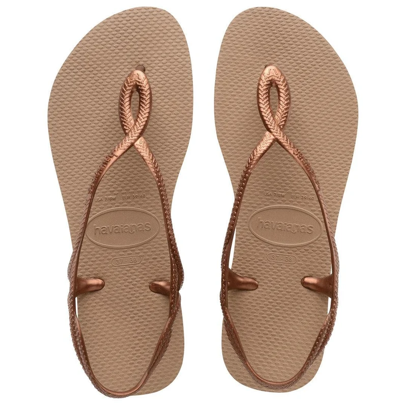 Rasteirinha Havaianas Luna Rose Gold / 23/24