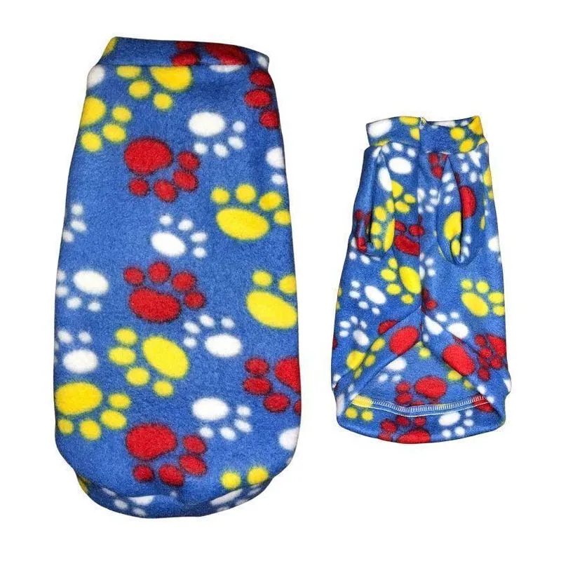 Roupa De Frio Para Cachorro - Azul Patas Gg
