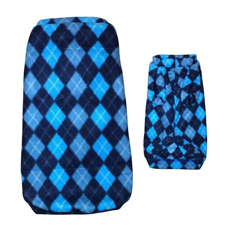 Roupa Para Cachorro - Suéter De Inverno Azul M