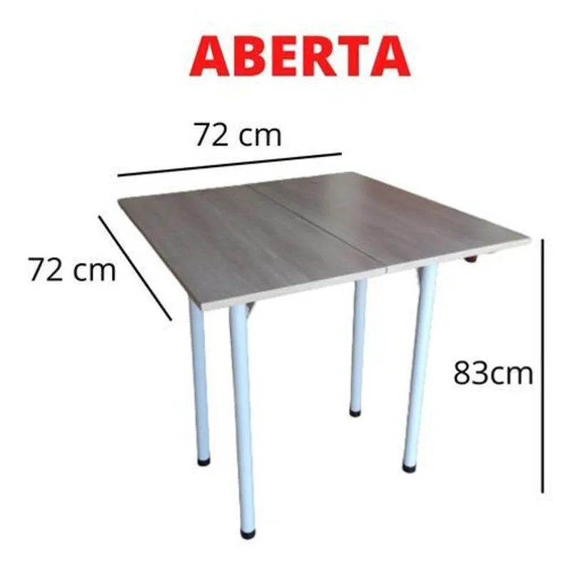 Mesa Dobrável Multiuso Desgn Moderno