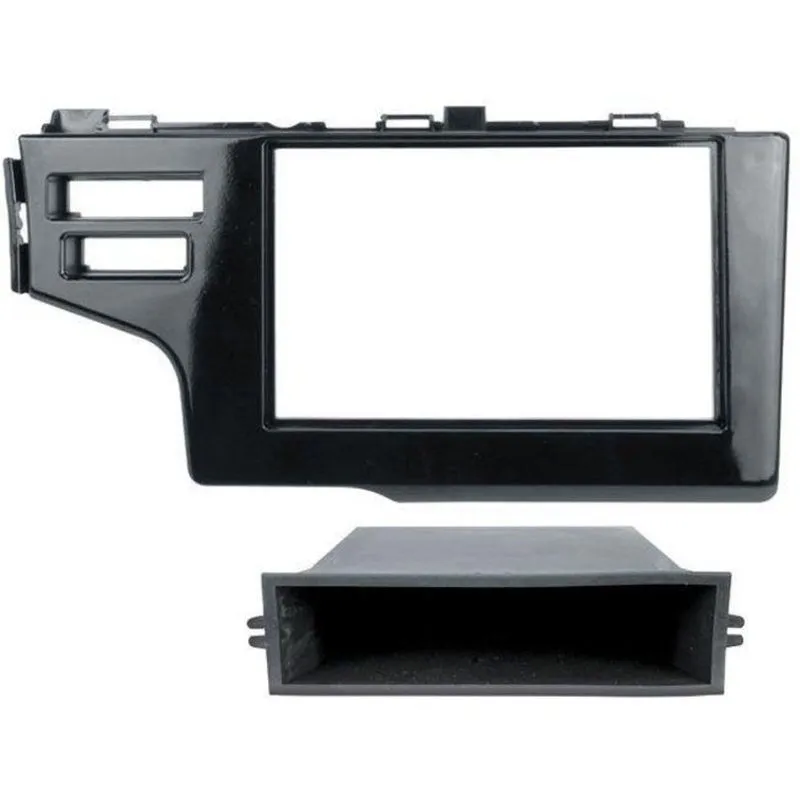 Moldura de Rádio Honda Fit 15 16 17 18 19 1 din/2 din Padrão Chinês/Japonês Black Piano