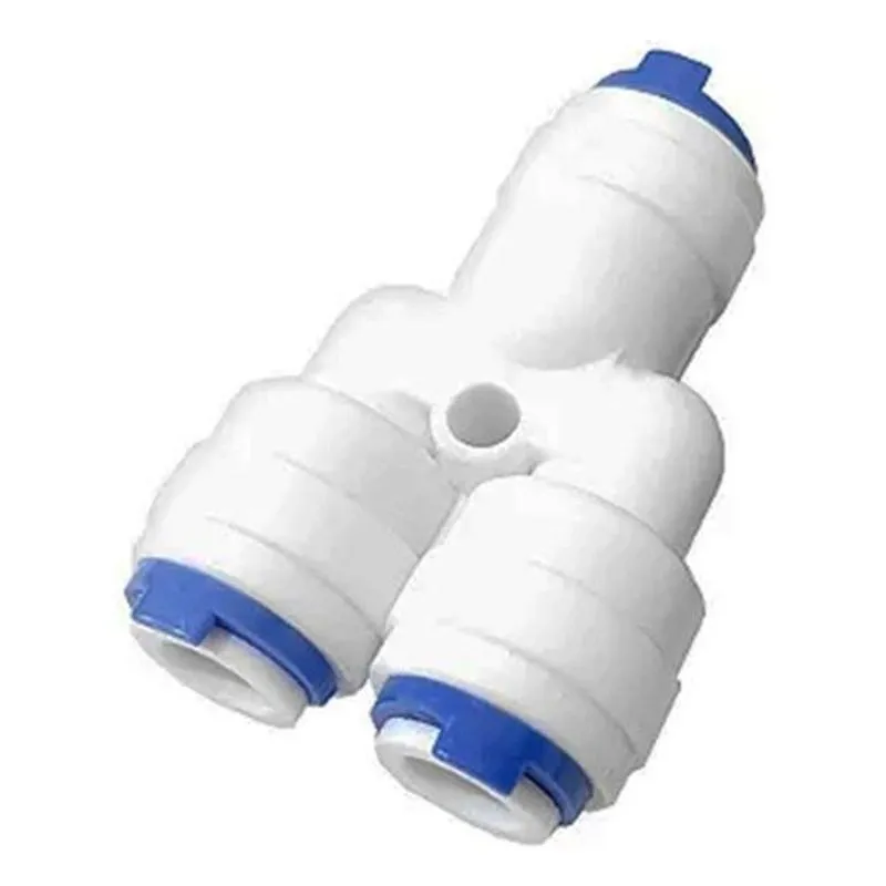 Conexão Em Y Engate Rápido Para Tubo 1/4'' Filtro Bebedouro