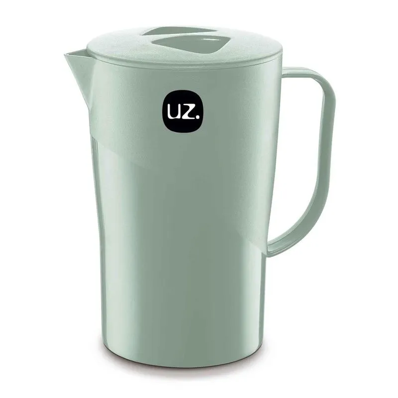 Jarra 2 Litros Com Tampa Para Suco Água Plástico Uz Verde