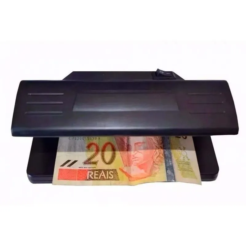 Detector De Cédulas Falsas Uv - 110/220v - Preto