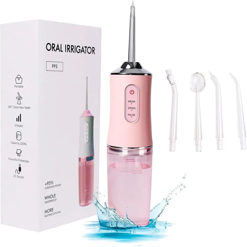 Irrigador Oral Elétrico Higienizador 4 Bicos Usb