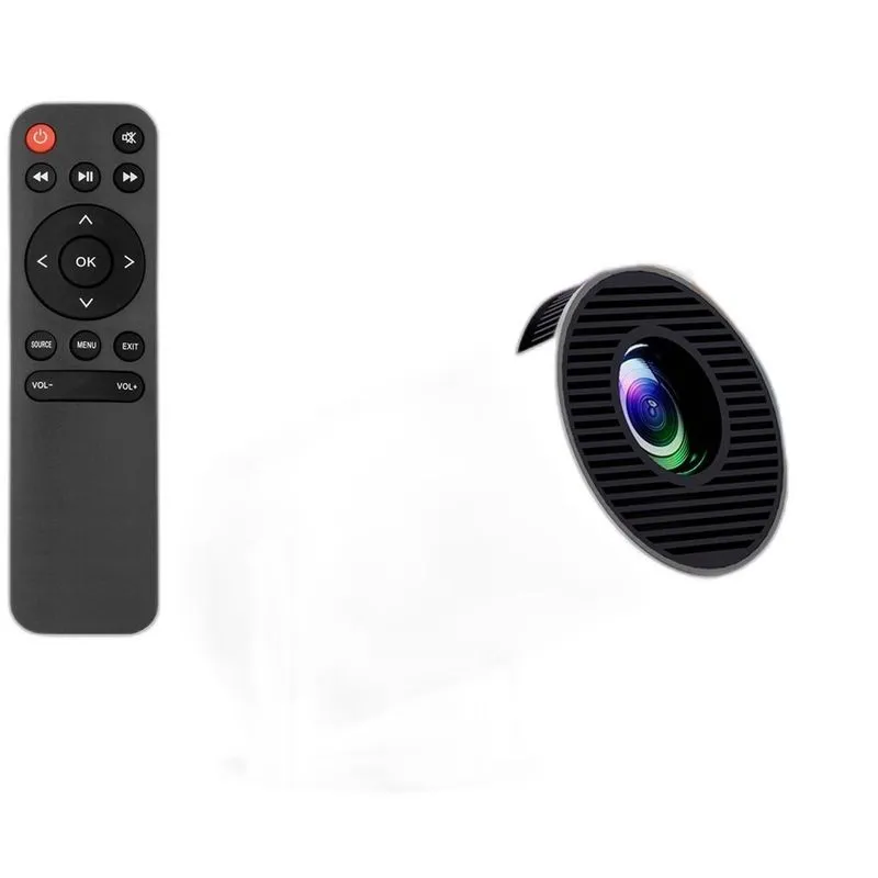 Projetor 1080p Branco Wifi Portátil Bivolt Hdmi Alto Falante