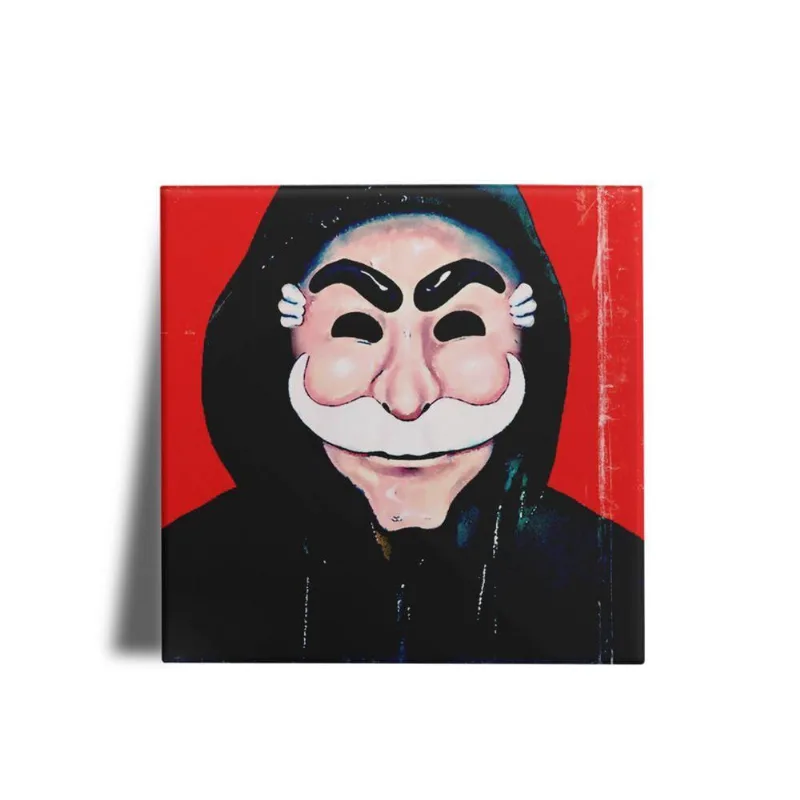 Quadro Decorativo Mr Robot Mascara