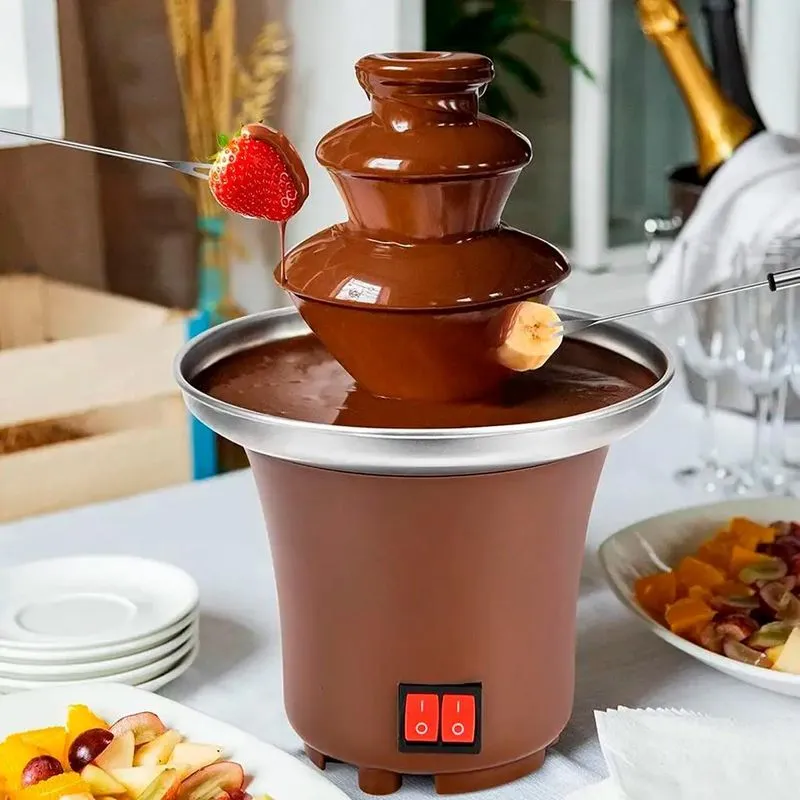 Mini Fonte De Chocolate Gourmet Ideal Bancada E Festas 110v