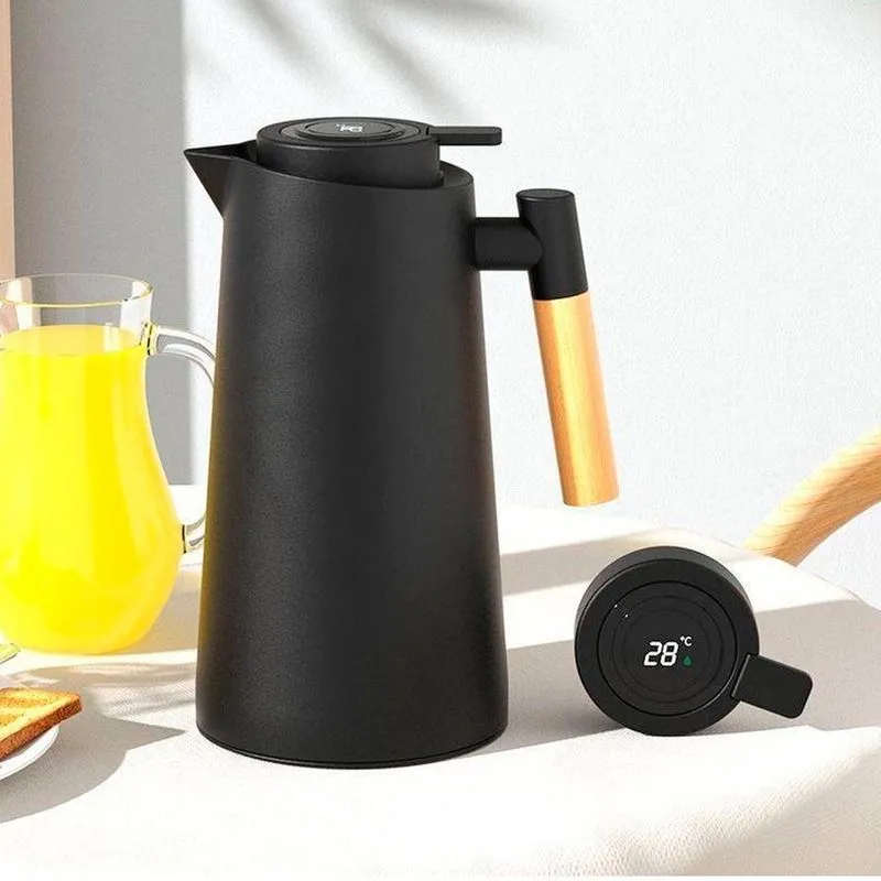Cafeteira Térmica Digital Led Ideal Café E Chás Quentes 1L