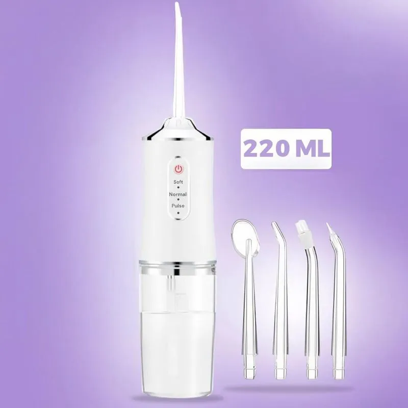 Lavador Dental Portátil 4 Bicos Diferentes Limpeza Implantes