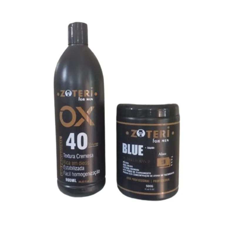 Kit Ox 40 VOL E Pó Descolorante ZOTERI