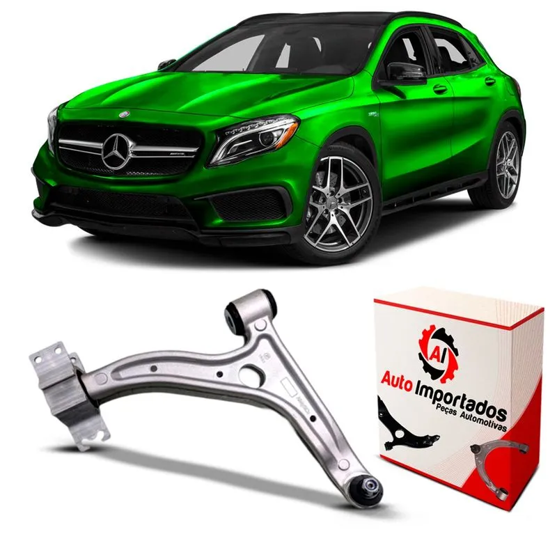Bandeja Balança Leque Inferior Lado Esquerdo Suspensão Dianteira Mercedes GLA45 X156 2012 2013 2014 2015 2016 2017 2018