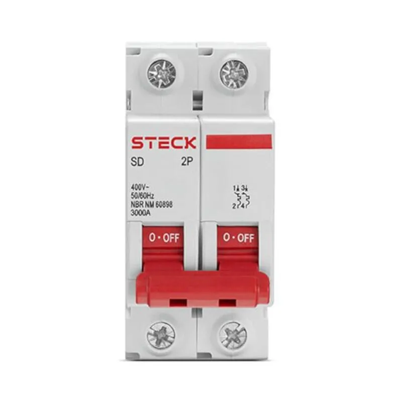 Disjuntor SD62 Bipolar 20A STECK DISJUNTOR DIN BI B 20A STECK